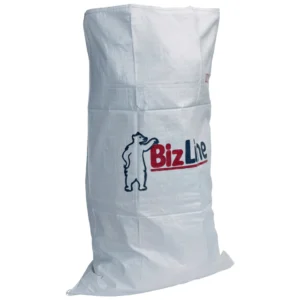 Bizline Rubble Bag 50 Litre White - 10 Pack