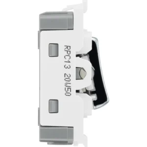 BG RPC13 20A Intermediate Grid Switch Polished Chrome