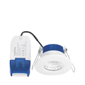 Aurora R6 Fixed 6W 580Lm 3000K Fire Rated Downlight