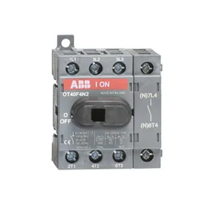 ABB Switch Disconnector Front Operated 4P Term Clamps 40A IP20