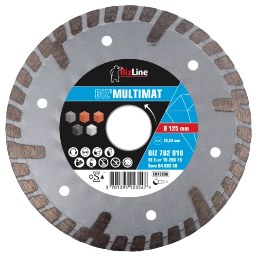 Bizline Diamond Cutting Disc for Multimaterial 125mm - Image 2