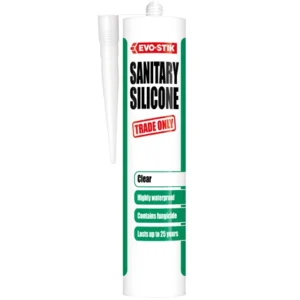 Clear C20 Cartridge Sanitary Silicone Sealant