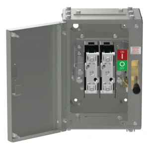63A SPSN Glasgow Switch-Disconnector Surface-Mounted Ral 7004