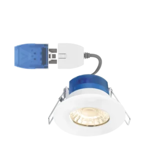 Aurora R6 Fixed 6W 580Lm 3000K Fire Rated Downlight With FastRFix