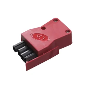 4 Pole Male Connector Red Plug
