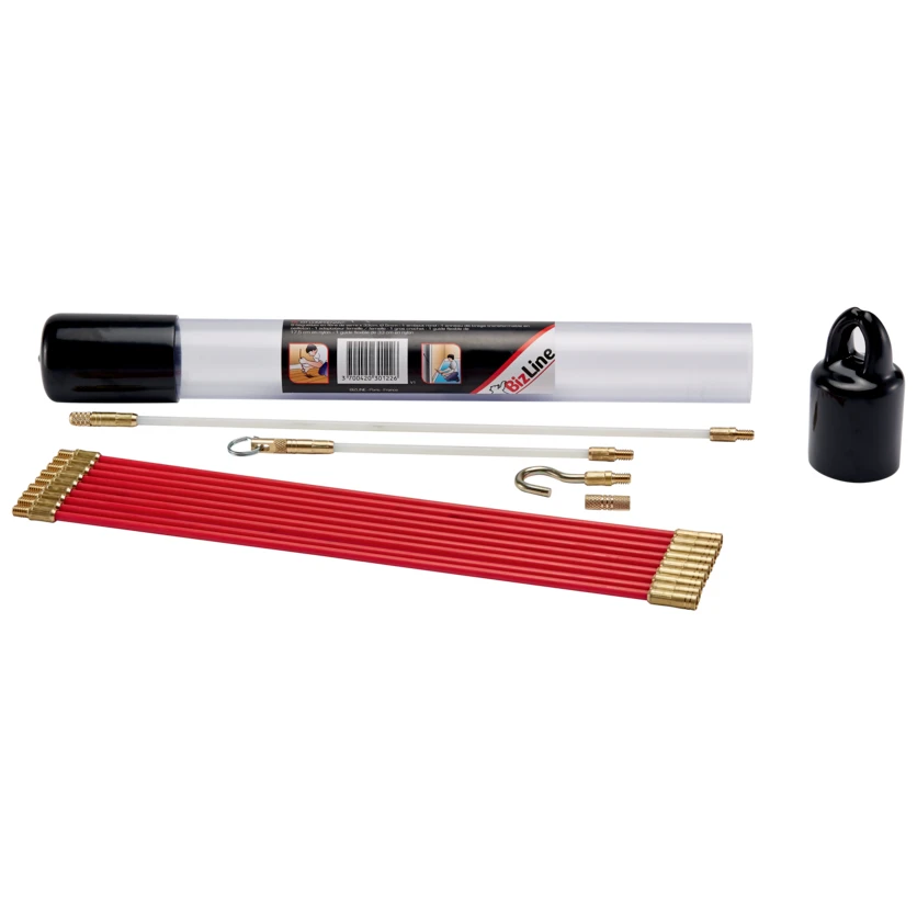 Bizline 3m Red Cable Rods Kit 5 mm