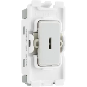 White 20A Double Pole 20AX Secret Key Module