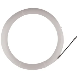Bizline Nylon pull-wire fixed endings pulling eye and flexible head with pulling eye 30 m 4 mm without casing