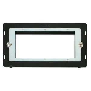 Module Interior 2 Gang 4 Media Black