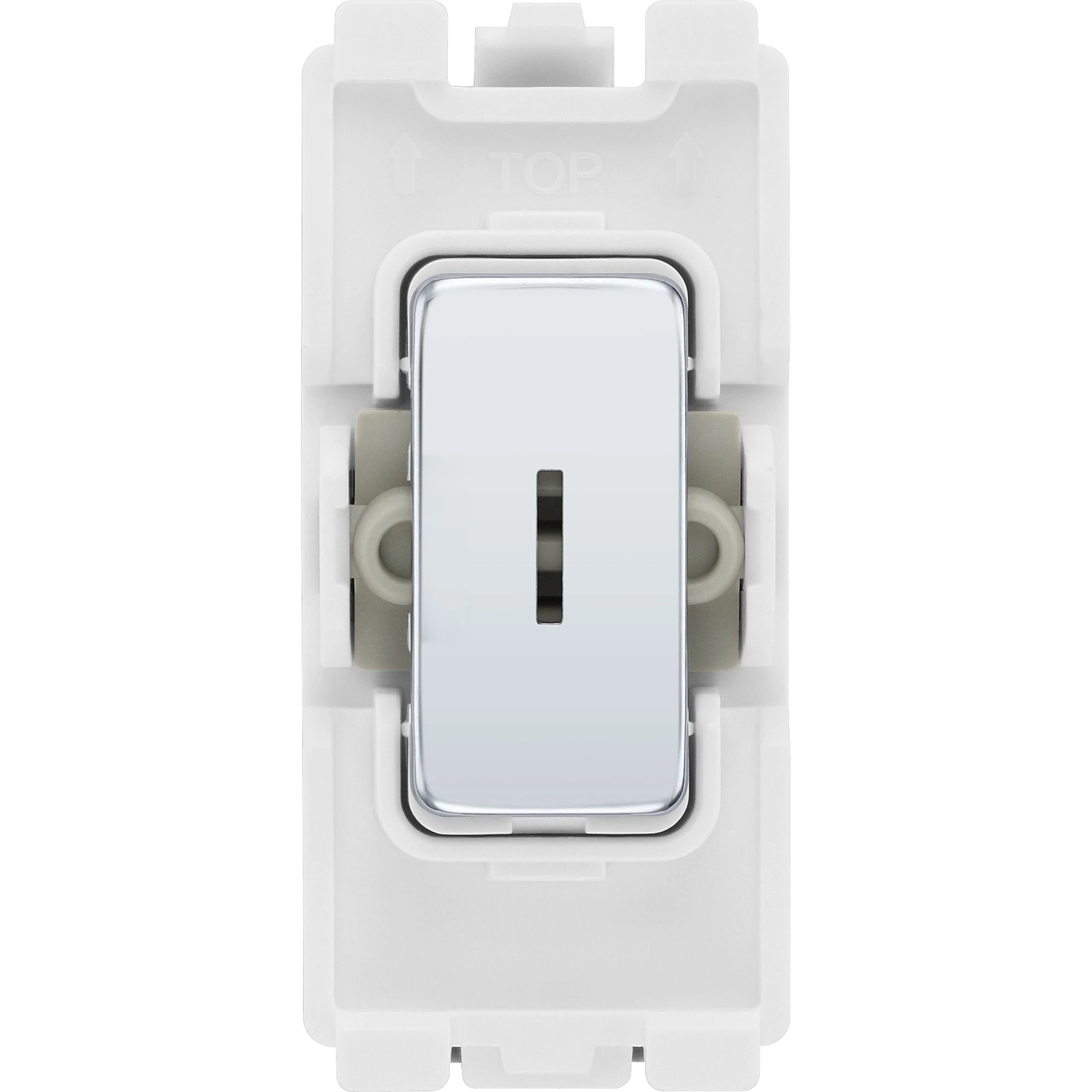 BG RPC30KY 20A DP Grid Switch - Secret Key Polished Chrome - Image 4