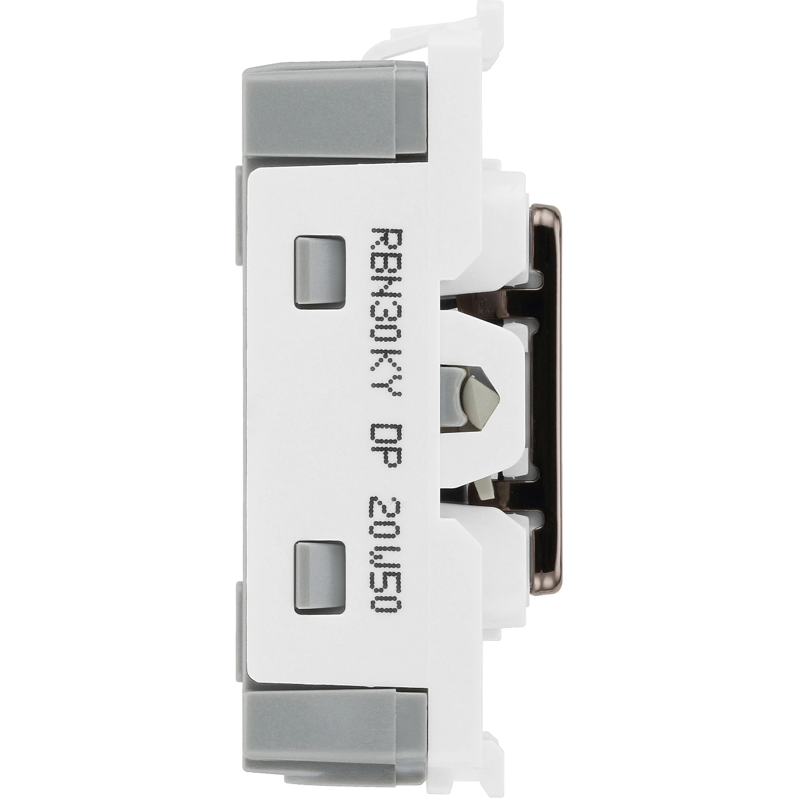 BG RBN30KY 20A DP Grid Switch - Secret Key Black Nickel - Image 2
