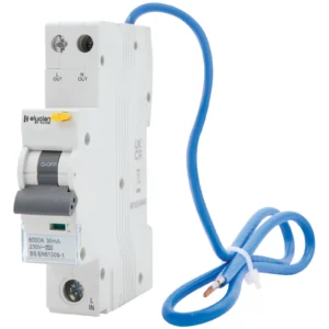 RCBO 6A Single Pole 30mA B Curve True 6kA