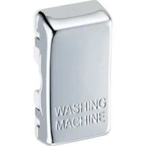 Chrome Nexus Grid Embossed Washing Machine Rocker