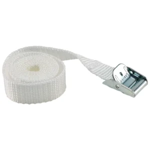 Bizline Strap with Tightening Buckle 1 m x 20 mm White