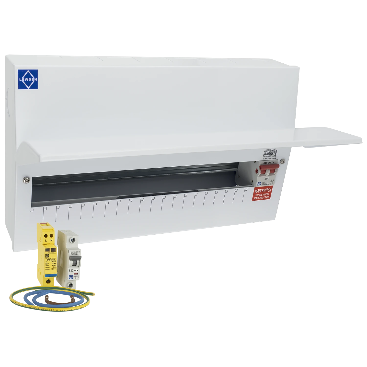 Lewden PRO-MX10MS 8 Way Board with Surge Protection Kit - Image 2