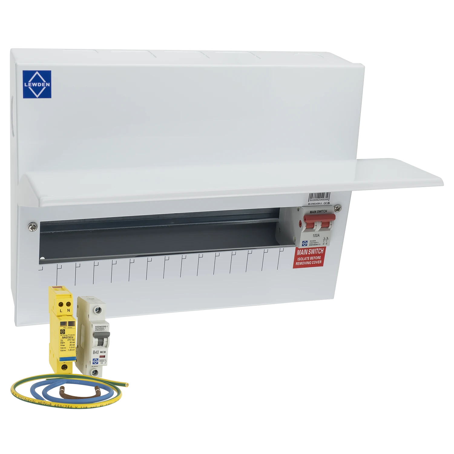 Lewden PRO-MX10MS 8 Way Board with Surge Protection Kit - Image 4