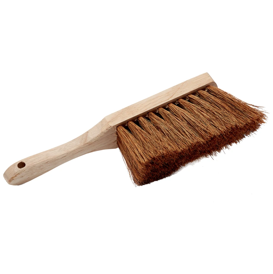 Bizline Short Wood Handle Coconut Banister Brush