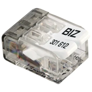 Bizline BizWing Lever Connector 2 Way 32A for upto 4mm Cables - 100 Pack