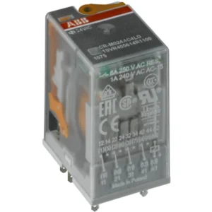 CR-M230AC4L Pluggable interface relay 4c/o - A1-A2=230VAC - 250V/6A - LED