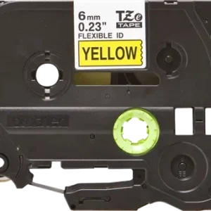 Pro Tape Flexible ID Tape Black On Yellow 6mm