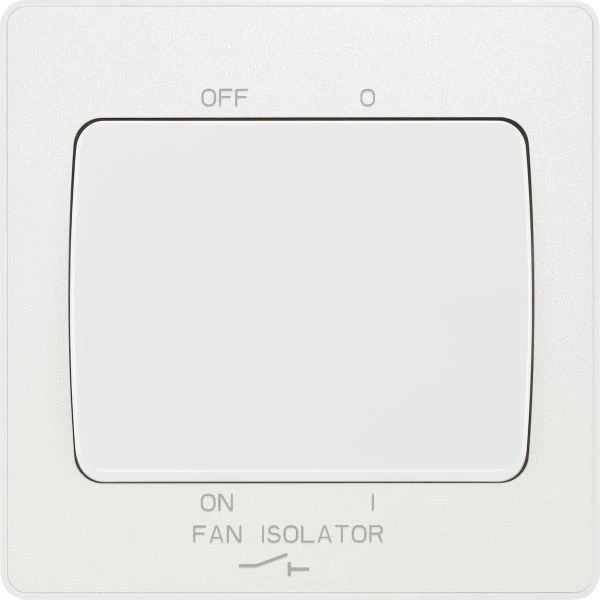 BG Evolve PCDCL15W Fan Isolator Switch 10A Pearlescent White - Image 3