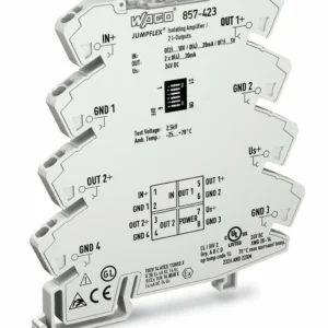 Wago Isolation Amplifier Current And Voltage Input Signal 2 X Current Output Signal Supply Voltage: 24 Vdc 6 Mm Module Width 2,50 Mm²