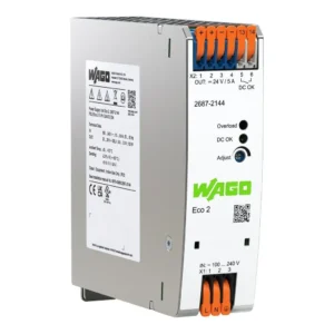 Wago Power Supply Eco 2 1-Phase 24 Vdc Output Voltage 5 A Output Current Dc Ok Contact