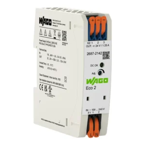 Wago Power Supply Eco 2 1-Phase 24 Vdc Output Voltage 1.25 A Output Current Dc-Ok LED