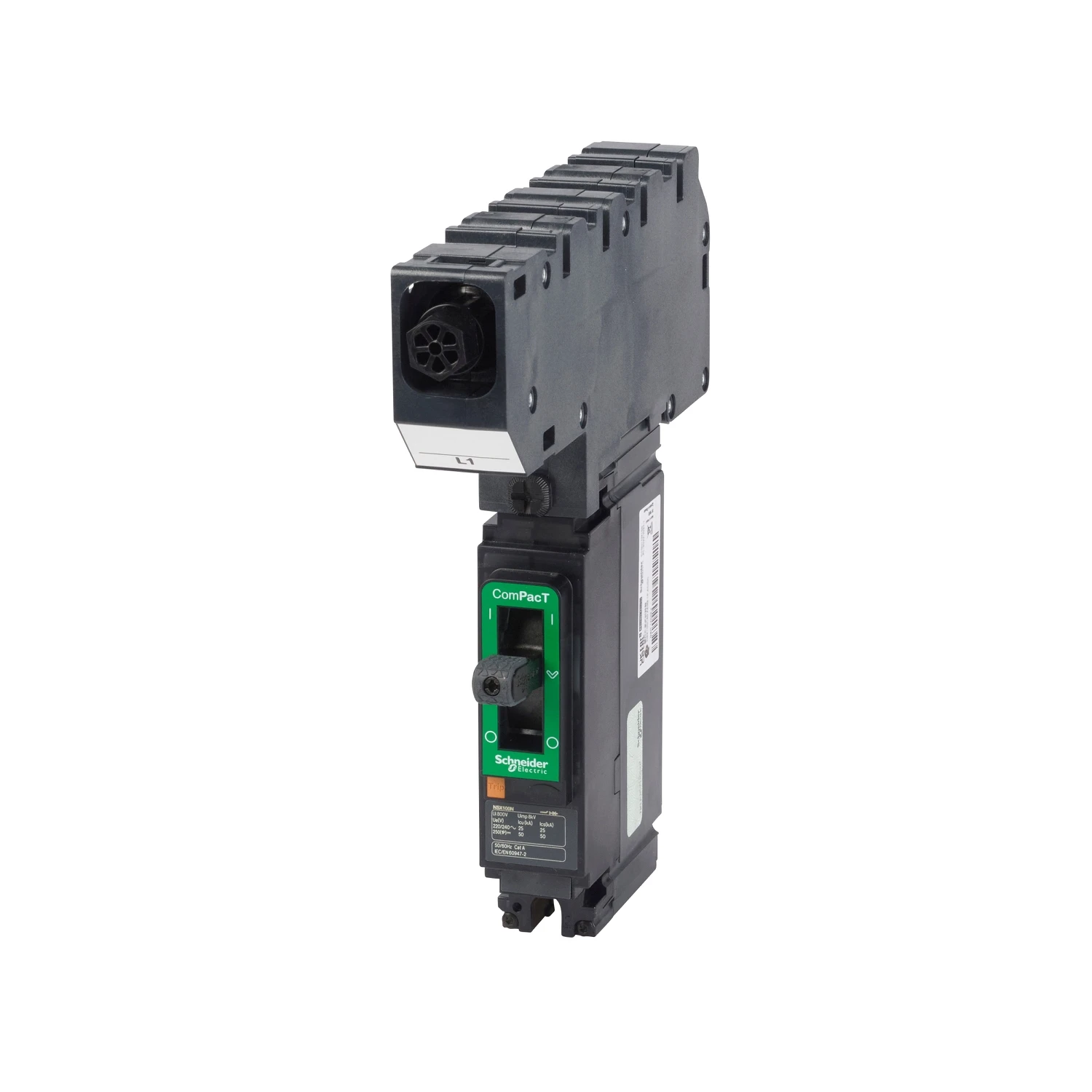 Schneider MCCB Powerpact 4 Single Pole L1 Icu 25Ka Tmd Thermal Magnetic Trip Unit 80A Rating - Image 2