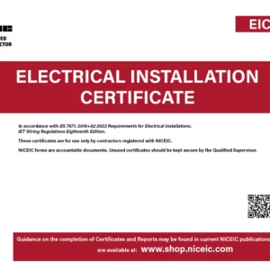 Electrical Installation Certificate