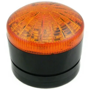 STX Series 12-24VACDC Amber Continuous Or Flashing Beacon