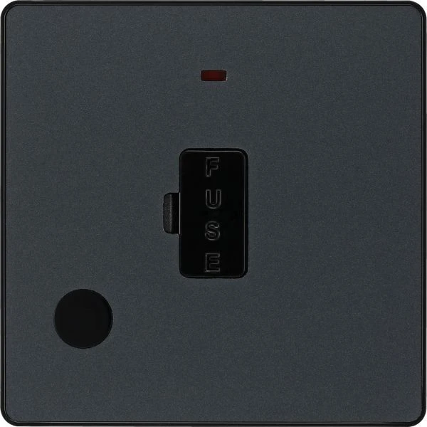 BG Evolve PCDMG54B 13A Unswitched Fused Spur with LED & Flex Outlet Matt Grey - Image 3