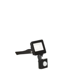 Aurora Vela Black PIR 10W 950Lm 4000K Adjustable IP65 Driverless Floodlight