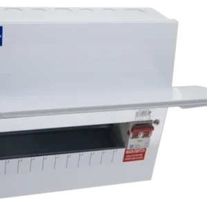 Lewden 266x443x106mm 100A 19+1 Modules PRO Main Switch Consumer Unit With Round Knockouts