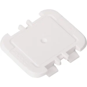 Plate Meter Tail Entry Closed 36X31mm White - 10 Pack