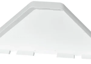 White PVC Trunking Double End Cap