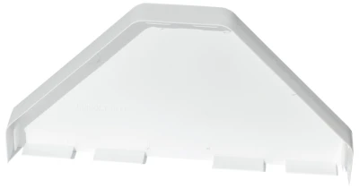 White PVC Trunking Double End Cap - Image 2