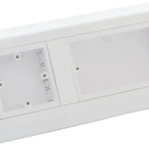 White PVC 1 Plus 2 Gang Single Sided-Unit