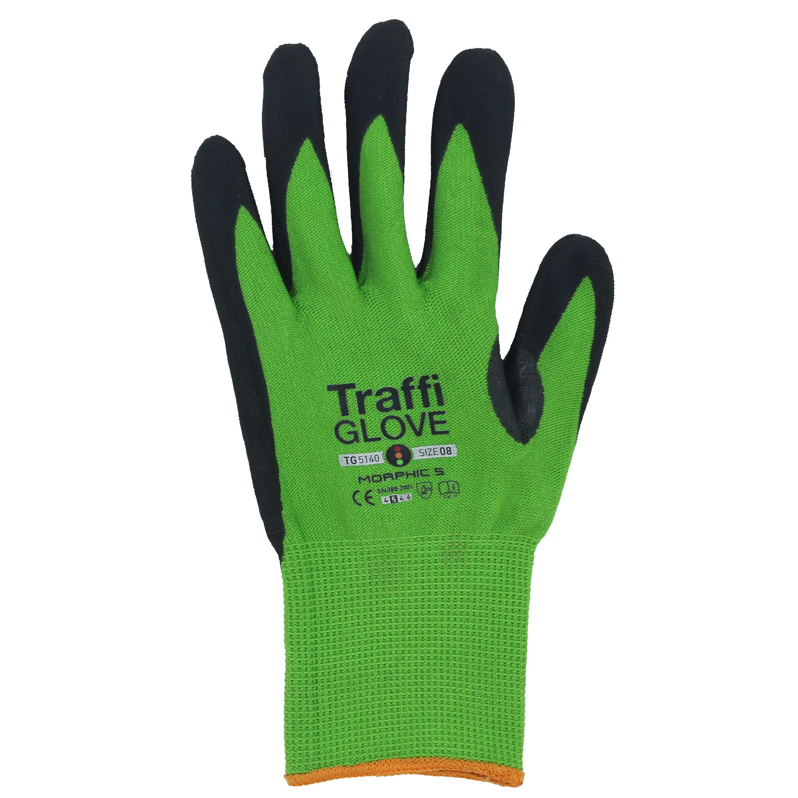Morphic 5 Safety Glove Size 8 Green - Image 3