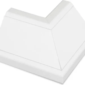 External Bend PVC White For Bench Trunking