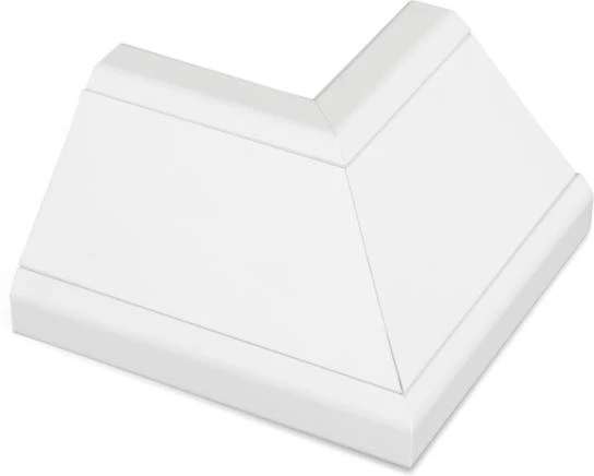 External Bend PVC White For Bench Trunking