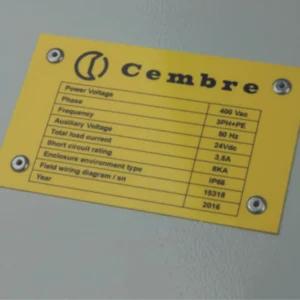 Cembre MG-VRT-RH Legend 25x75mm