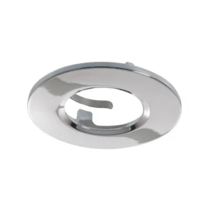 KSR Firebreak Qr Downlight GU10 c/w Chrome Bezel IP20 Chrome