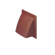 100mm Wall Outlet Cowled Complete With Damper-Round Spigot