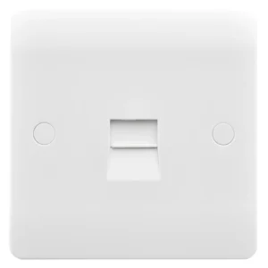 Verve HM2083 1 Gang Master Telephone Socket White