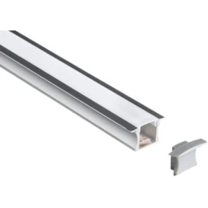 EXTRUSION, recessed, 15mm, Aluminium, 2m