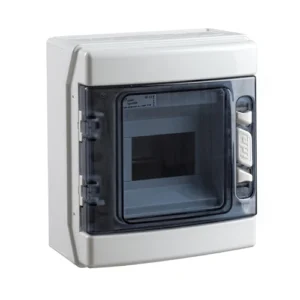 Enclosure Distribution 6 Module Pc Window 231X202X113mm Ral 7035 Abs Halogen F