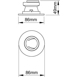 KSR KSRDL430 Qr Pro Black Bezel with Black Baffle