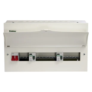 14 Way High Integrity Consumer Unit 100A Main Switch +3, 80A 30mA RCD +6, 80A 30mA RCD +5 - Image 2