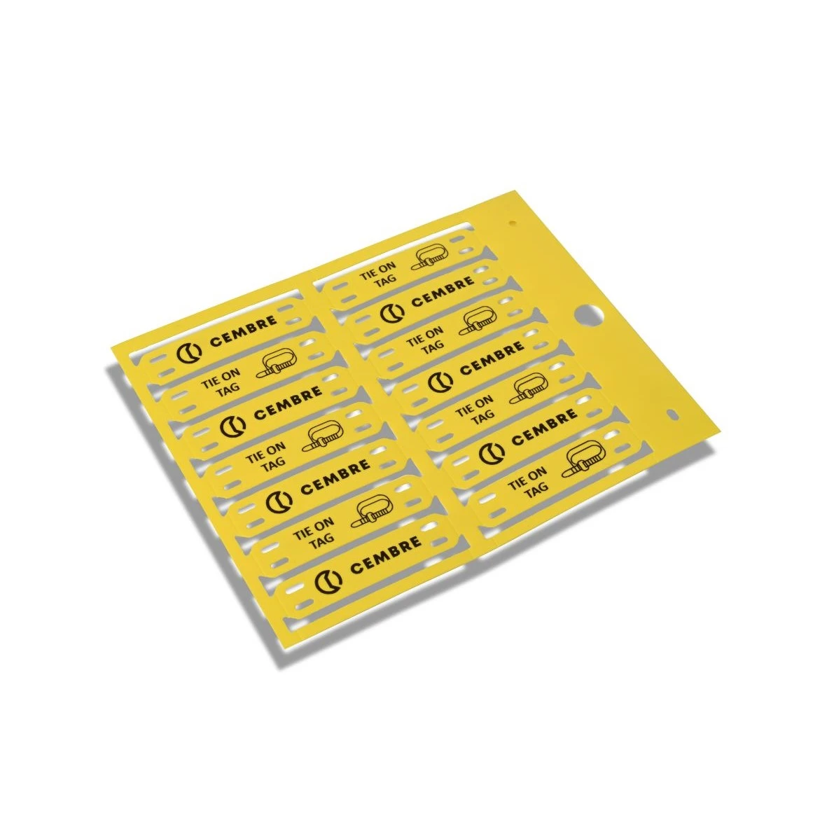 Cembre 13 x 57mm Green Polycarbonate Tie-On Cable Tag - Image 2